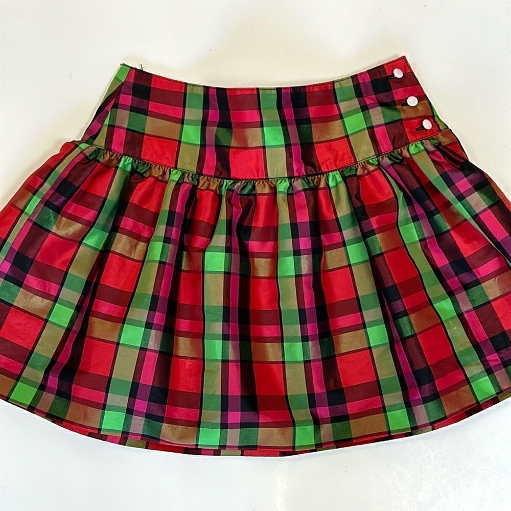 Goes size 8 GAP kids holiday plaid skirt